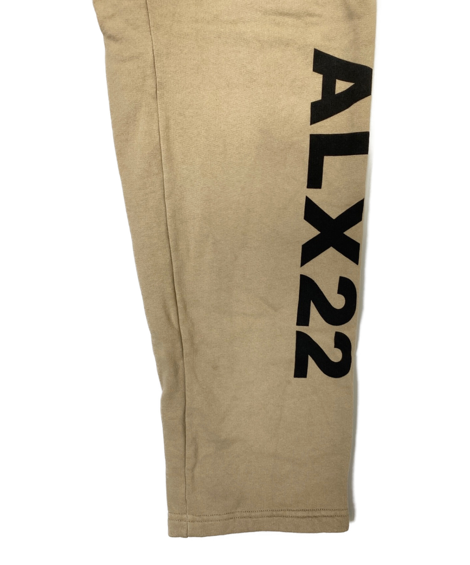 ALYX (アリクス) ロゴ トラックパンツ ベージュ サイズ:S