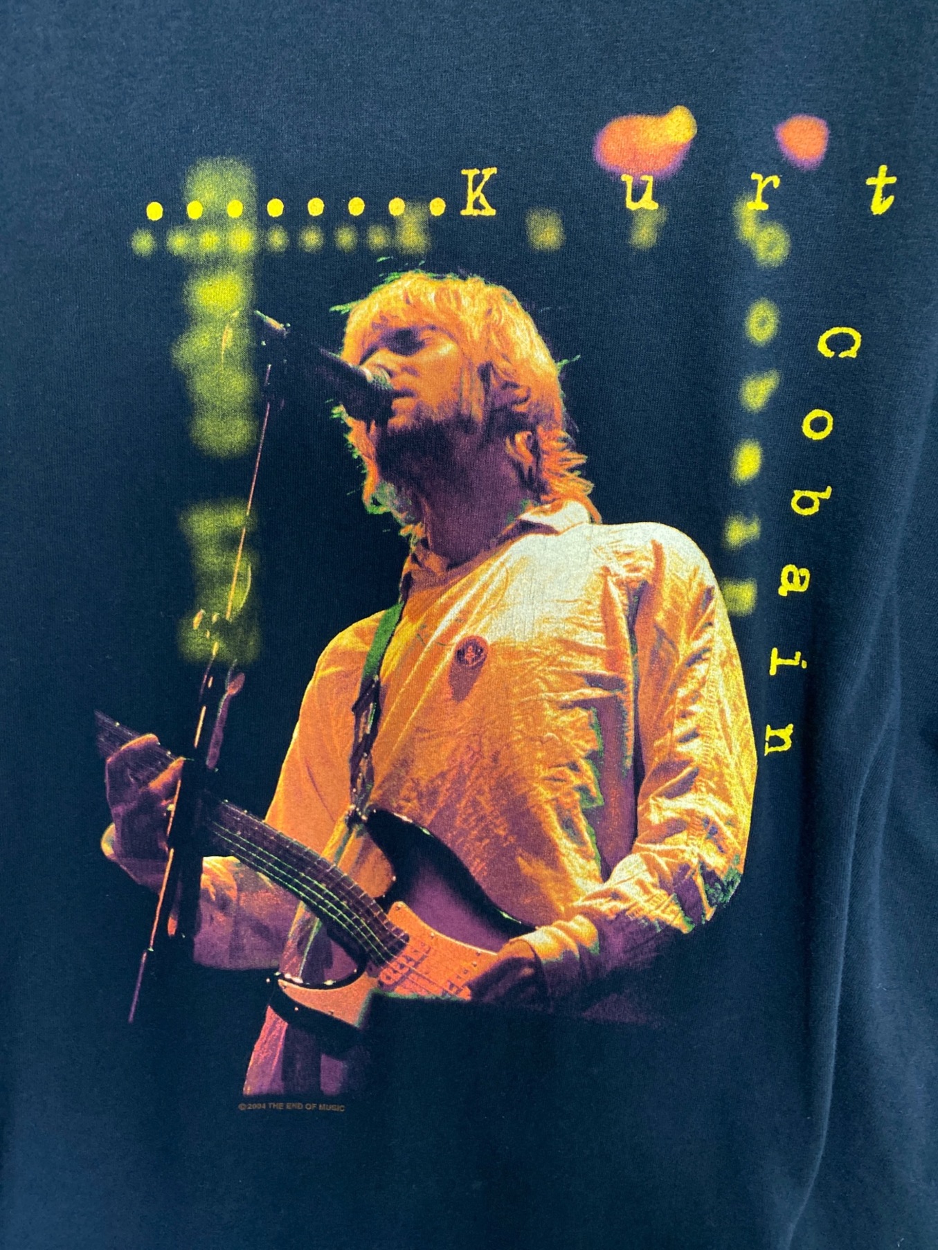 Kurt Cobain (カートコバーン) Kurt Cobain Tシャツ ネイビー サイズ:XL