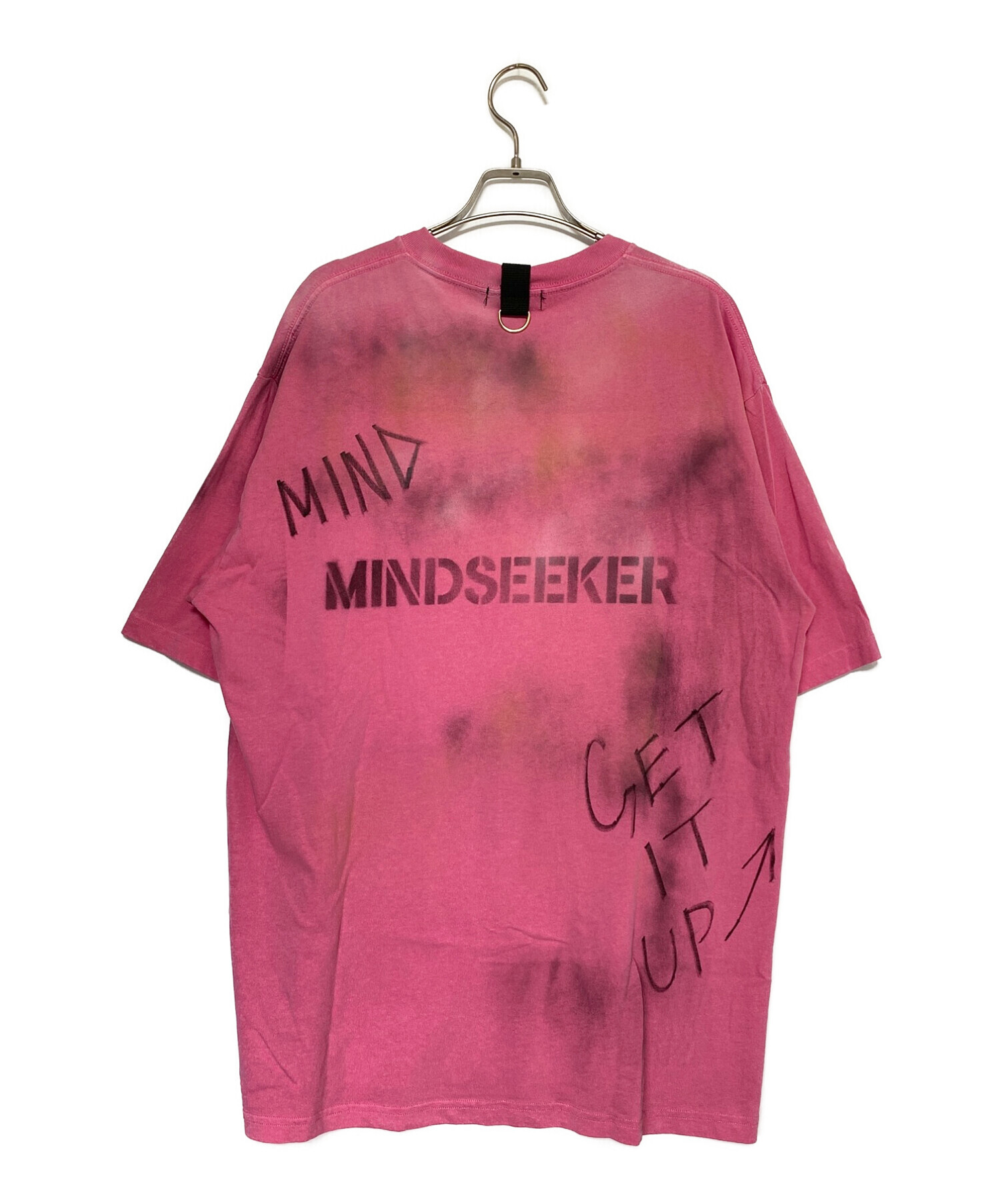MINDSEEKER (マインドシーカー) HAND GRAFFITI STENCIL TEE ピンク サイズ:XXL