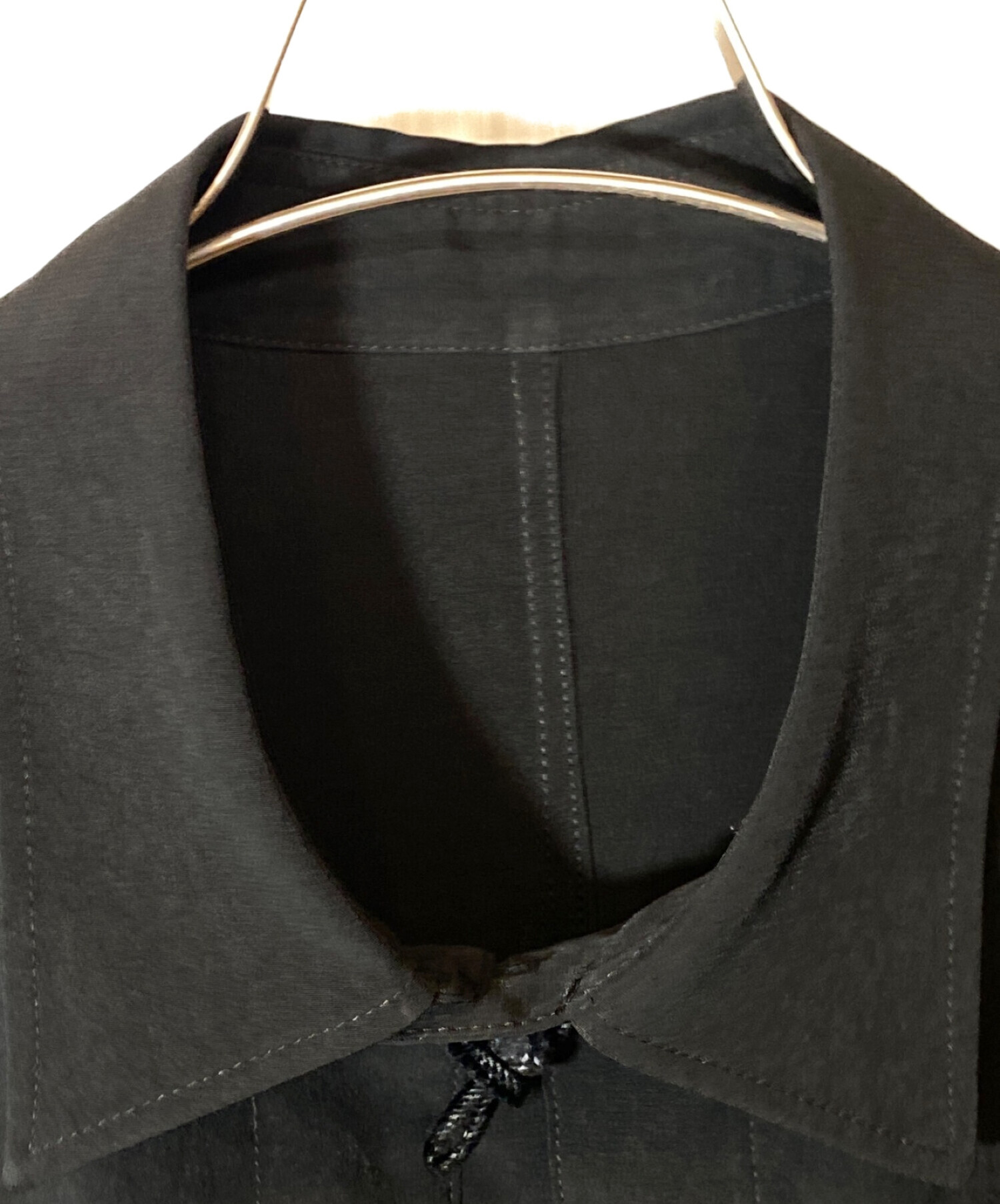 中古・古着通販】Yohji Yamamoto pour homme (ヨウジヤマモト プールオム) チャイナ ボタン ロング ブラウス ブラック  サイズ:1｜ブランド・古着通販 トレファク公式【TREFAC FASHION】スマホサイト