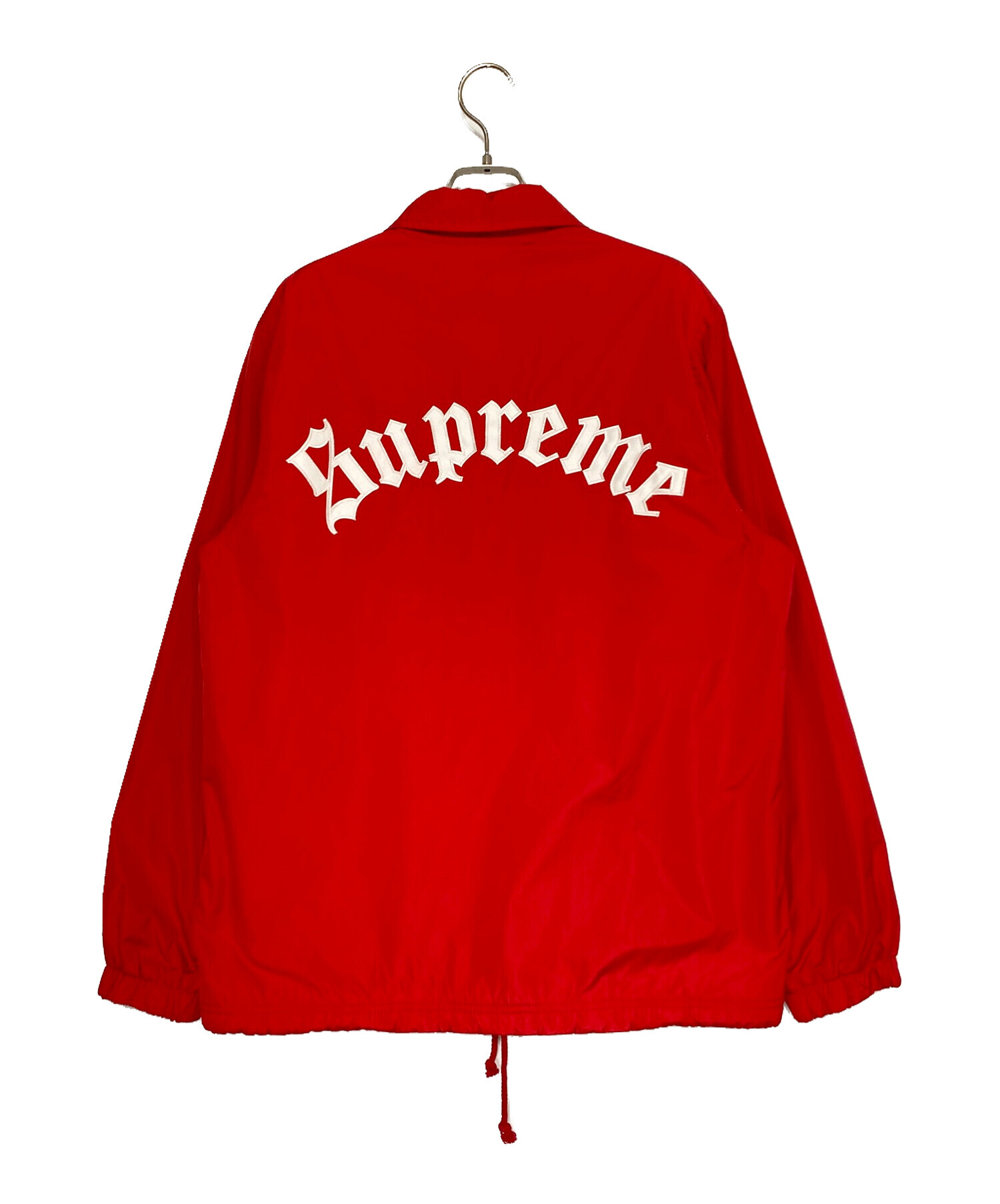 SUPREME (シュプリーム) Old English Coaches Jacket レッド サイズ:M