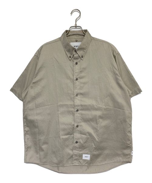 中古・古着通販】WTAPS (ダブルタップス) BD SS COTTON TWILL CANCLINI ボタンダウン 半袖 シャツ ベージュ  サイズ:03｜ブランド・古着通販 トレファク公式【TREFAC FASHION】スマホサイト