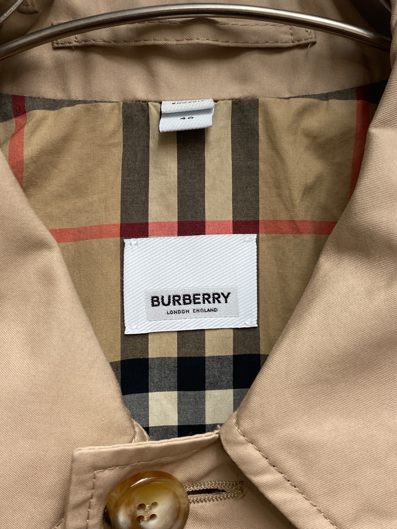 中古・古着通販】BURBERRY (バーバリー) ライン切替トレンチコート