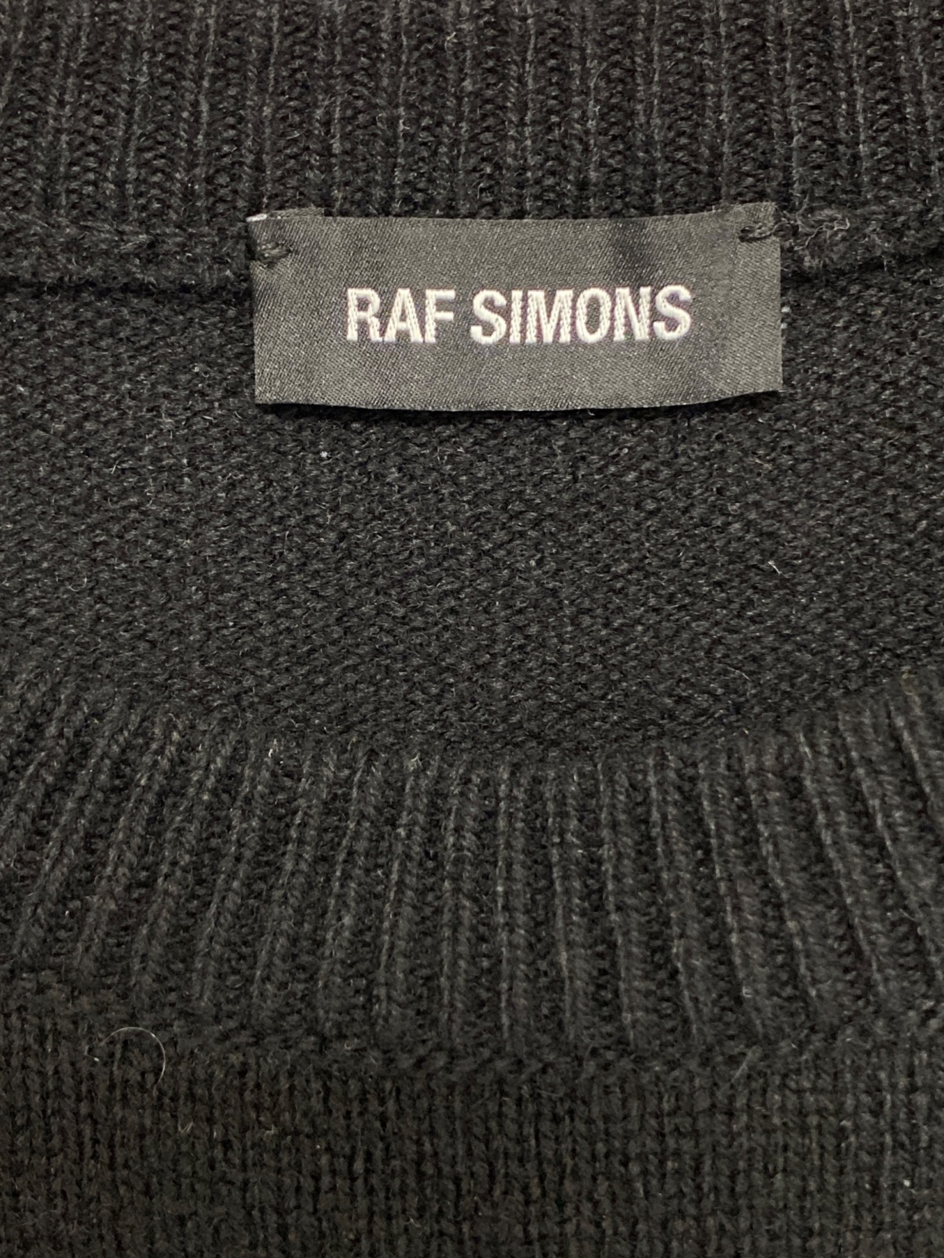中古・古着通販】RAF SIMONS (ラフシモンズ) Shoulder Patch Knit