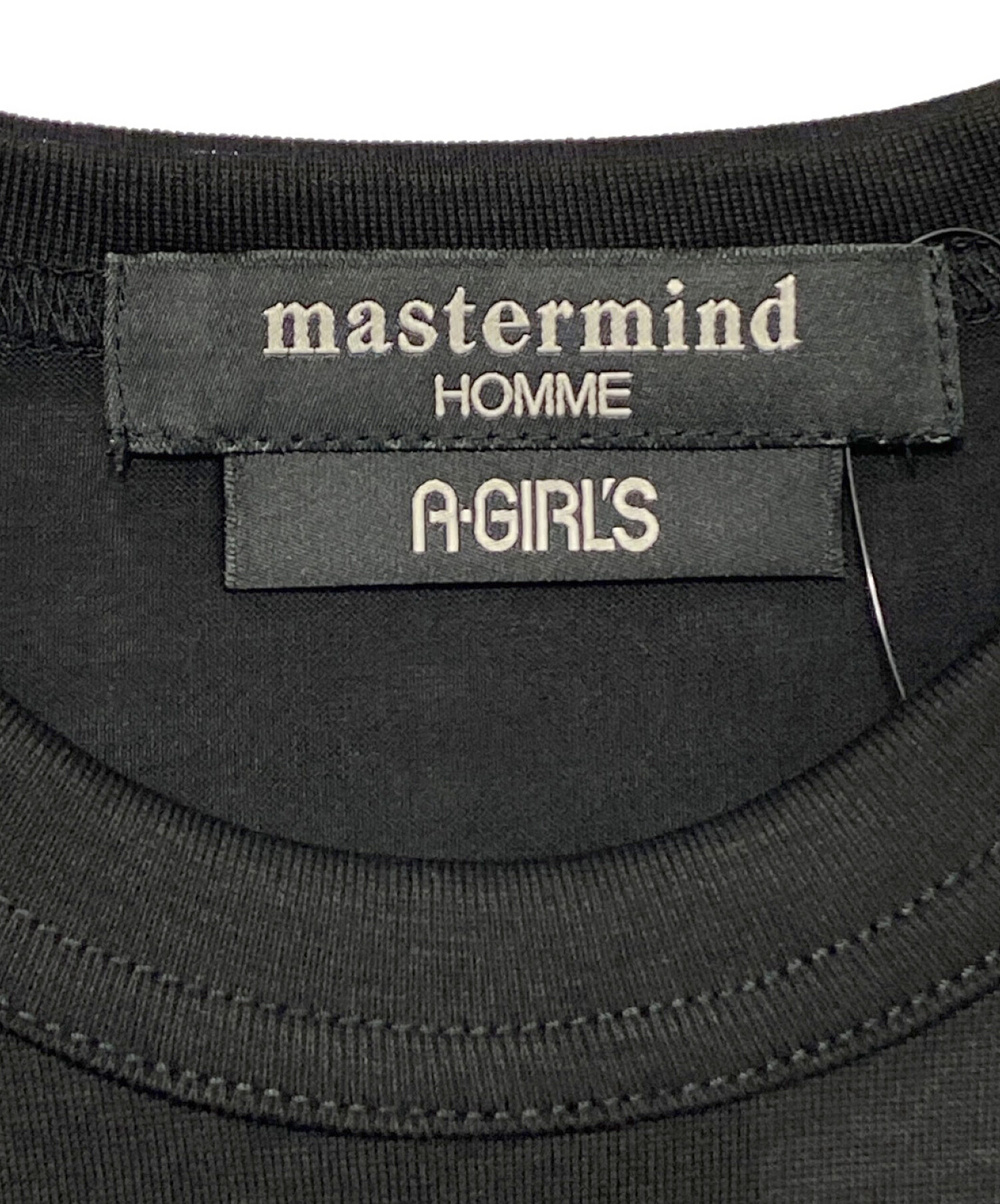 中古・古着通販】Mastermind HOMME (マスターマインド オム) バックプリントＴシャツ ブラック サイズ:M｜ブランド・古着通販  トレファク公式【TREFAC FASHION】スマホサイト