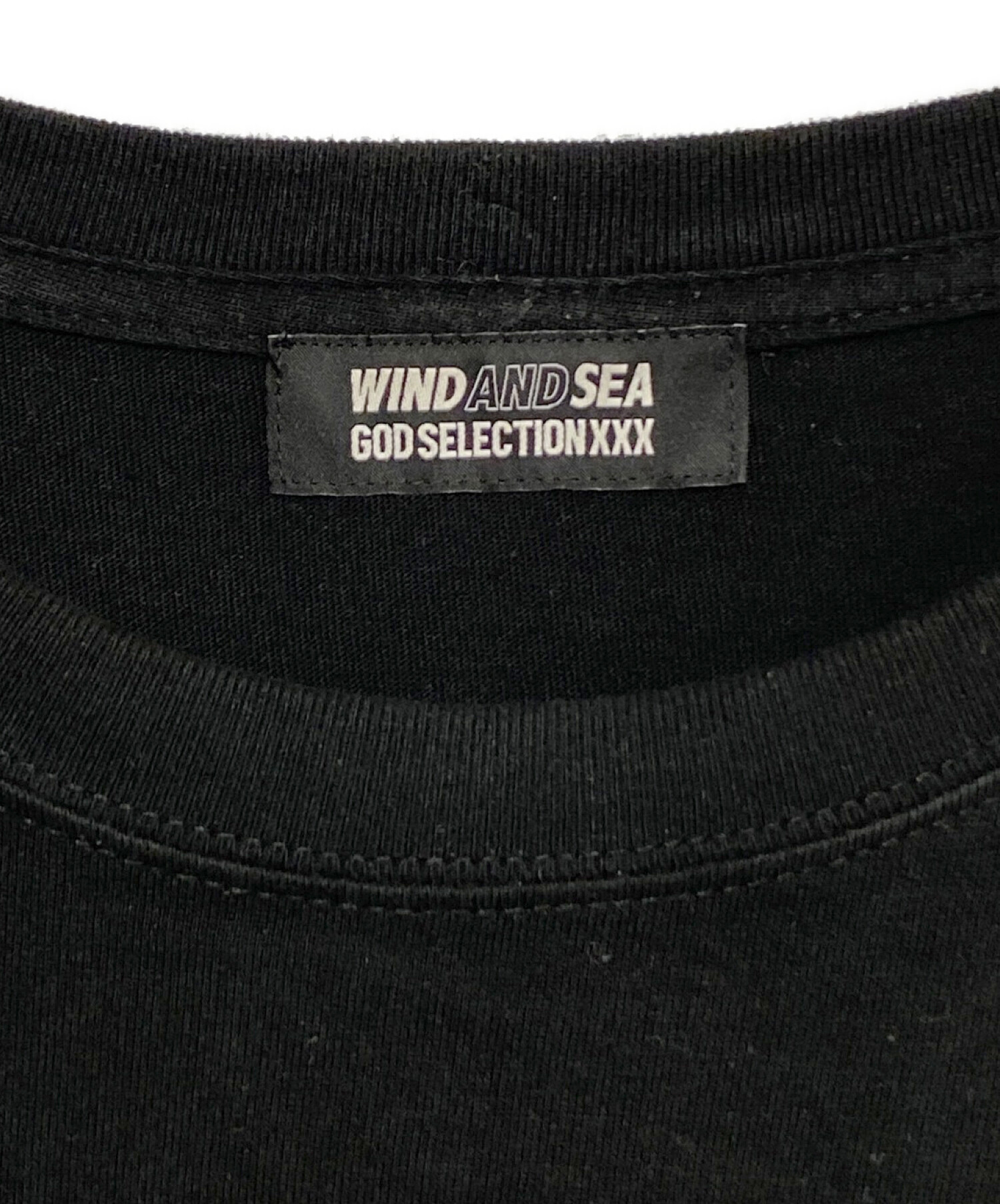 WIND AND SEA (ウィンダンシー) GOD SELECTION XXX (ゴッドセレクショントリプルエックス) 長袖Tシャツ ブラック  サイズ:XL