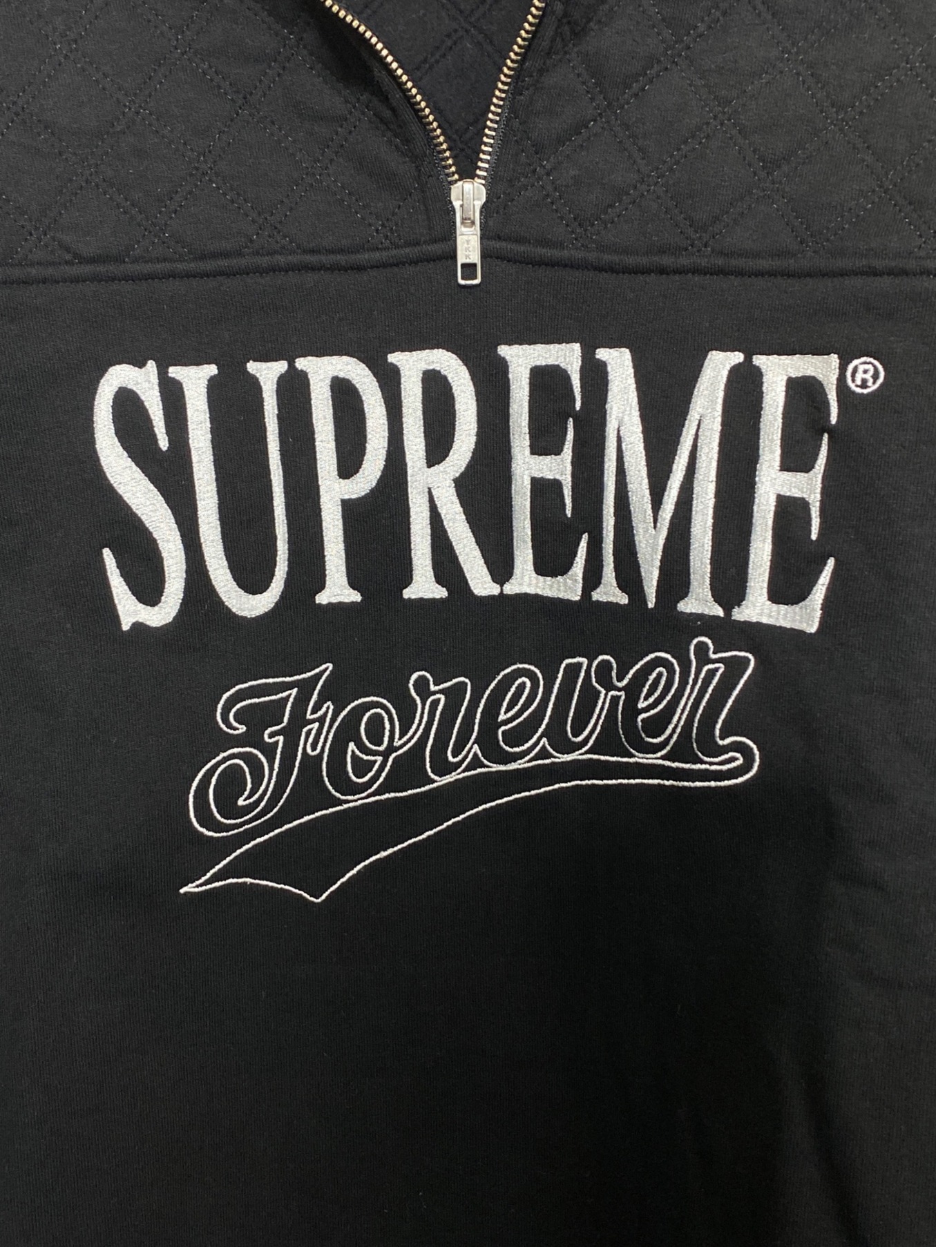 Supreme forever best sale half zip sweatshirt