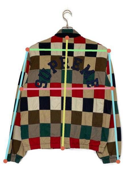 中古・古着通販】SUPREME (シュプリーム) PATCHWORK HARRINGTON JACKET