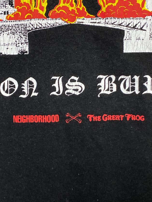 NEIGHBORHOOD (ネイバーフッド) THE GREAT FROG (ザグレートフロッグ) Crewneck SS ブラック サイズ:SIZE  M