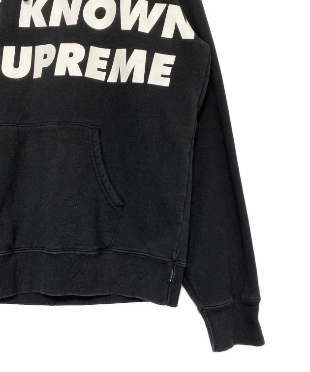 SUPREME (シュプリーム) Know As Hooded Sweatshirts ブラック サイズ:M