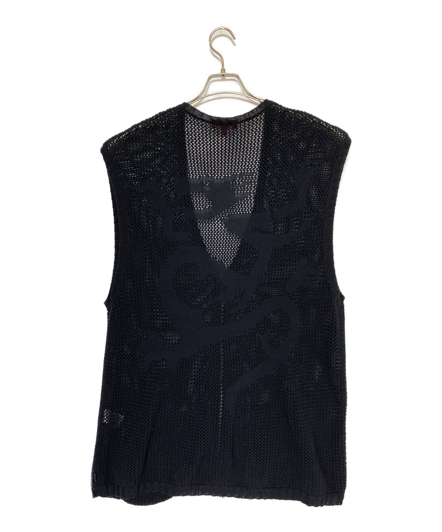 SUPREME (シュプリーム) Dragon Zip Up Sweater Vest ブラック サイズ:L