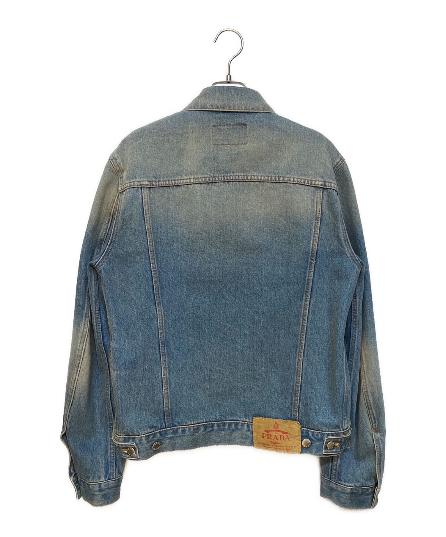 素材美品 JW アンダーソン デニム マルチ ポケット ジャケット アパレル 服 羽織 上着 46 Mサイズ 相当 ブランド メンズ TTT 0912-T70