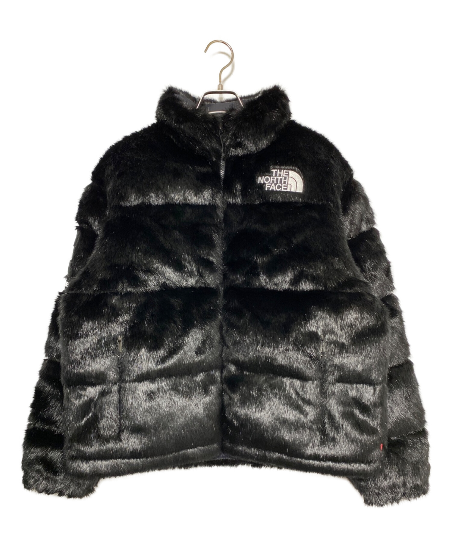 Supreme (シュプリーム) Fur Nuptse Jacket ブラック サイズ:SIZE S