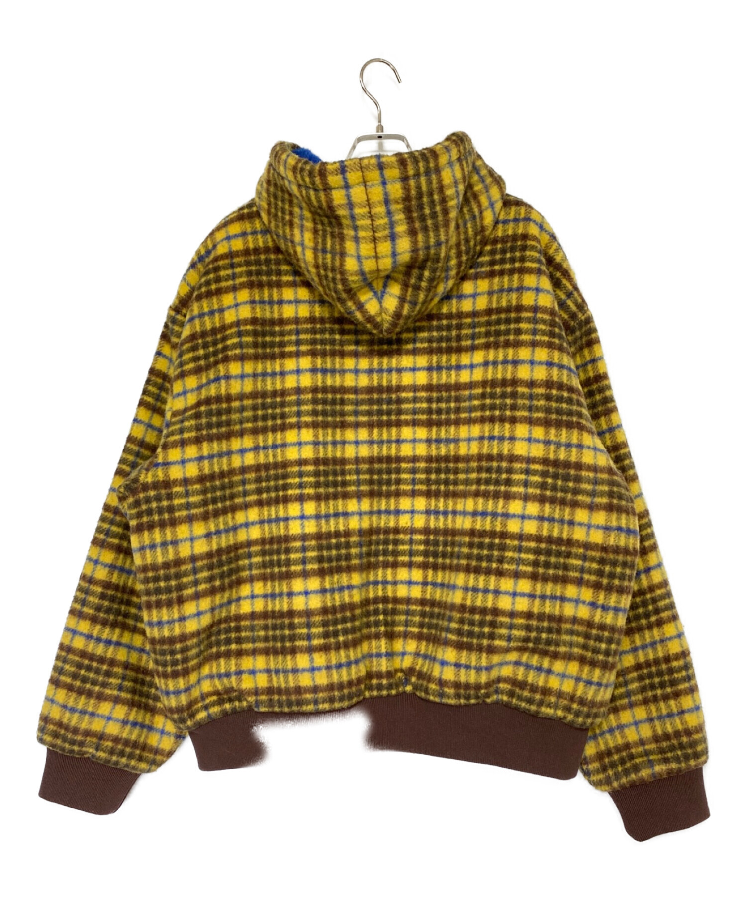 SUPREME (シュプリーム) Wool Hooded Work Jacket イエロー サイズ:L