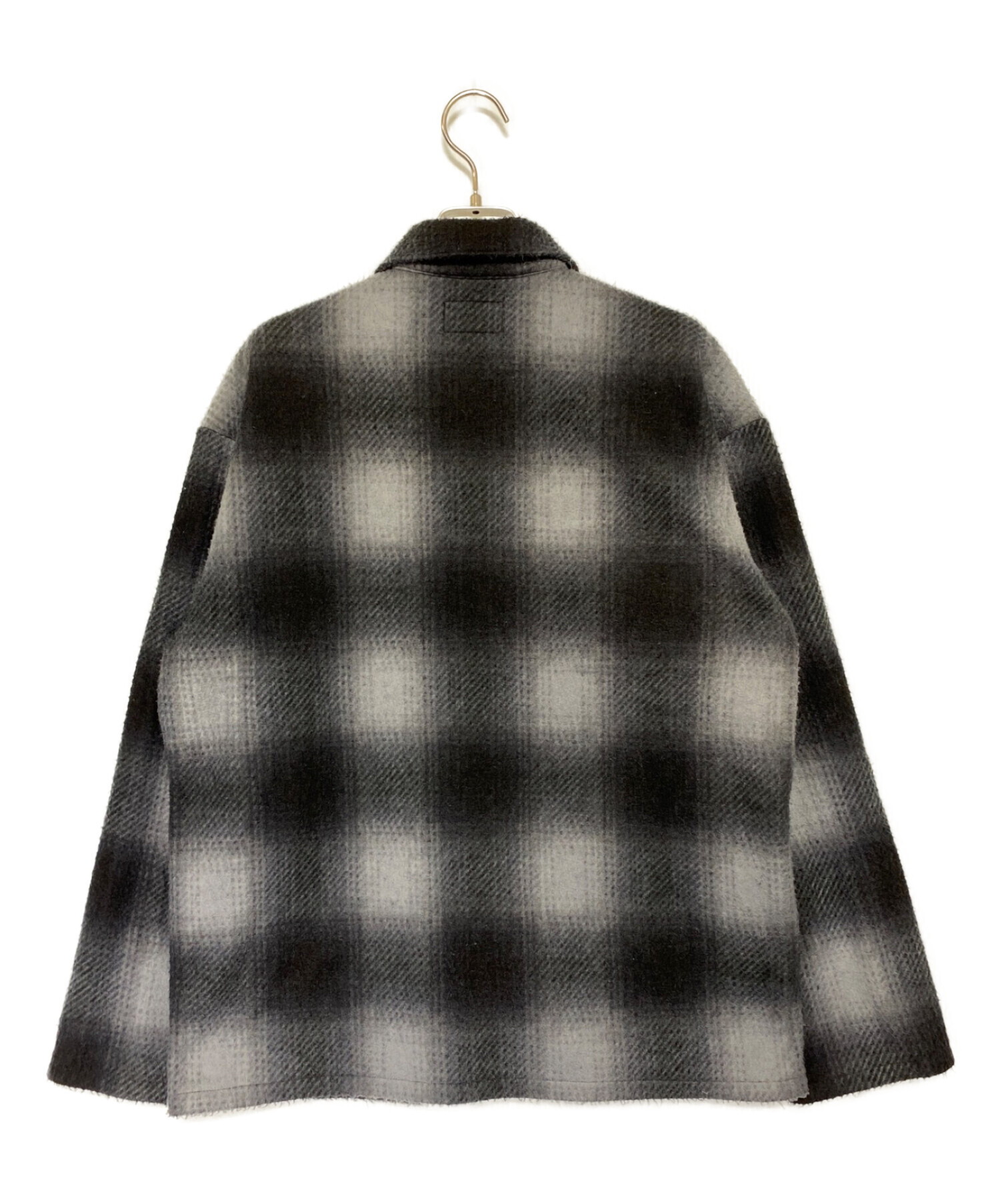 SUPREME (シュプリーム) Shadow Plaid Fleece Shirt ブラック サイズ:S