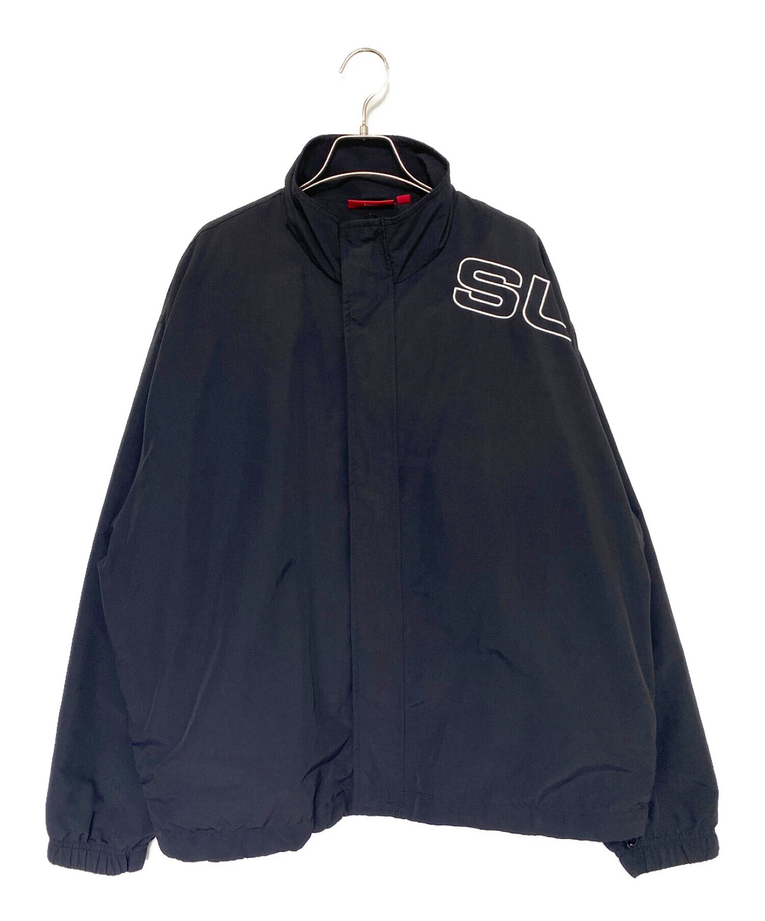 新品 Lサイズ supreme spellout track jacket 黒