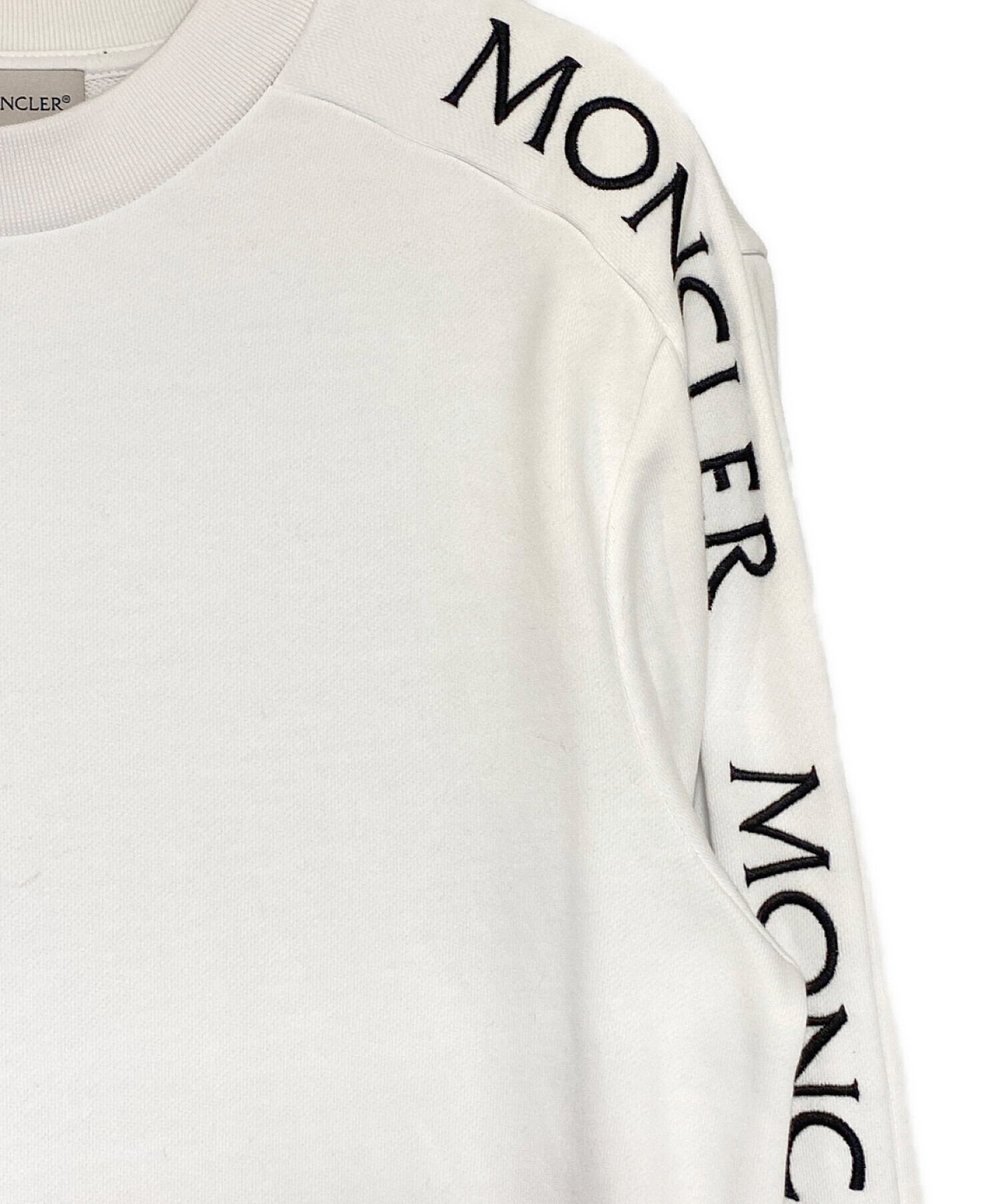 中古・古着通販】MONCLER (モンクレール) MAGLIA/スウェット ホワイト