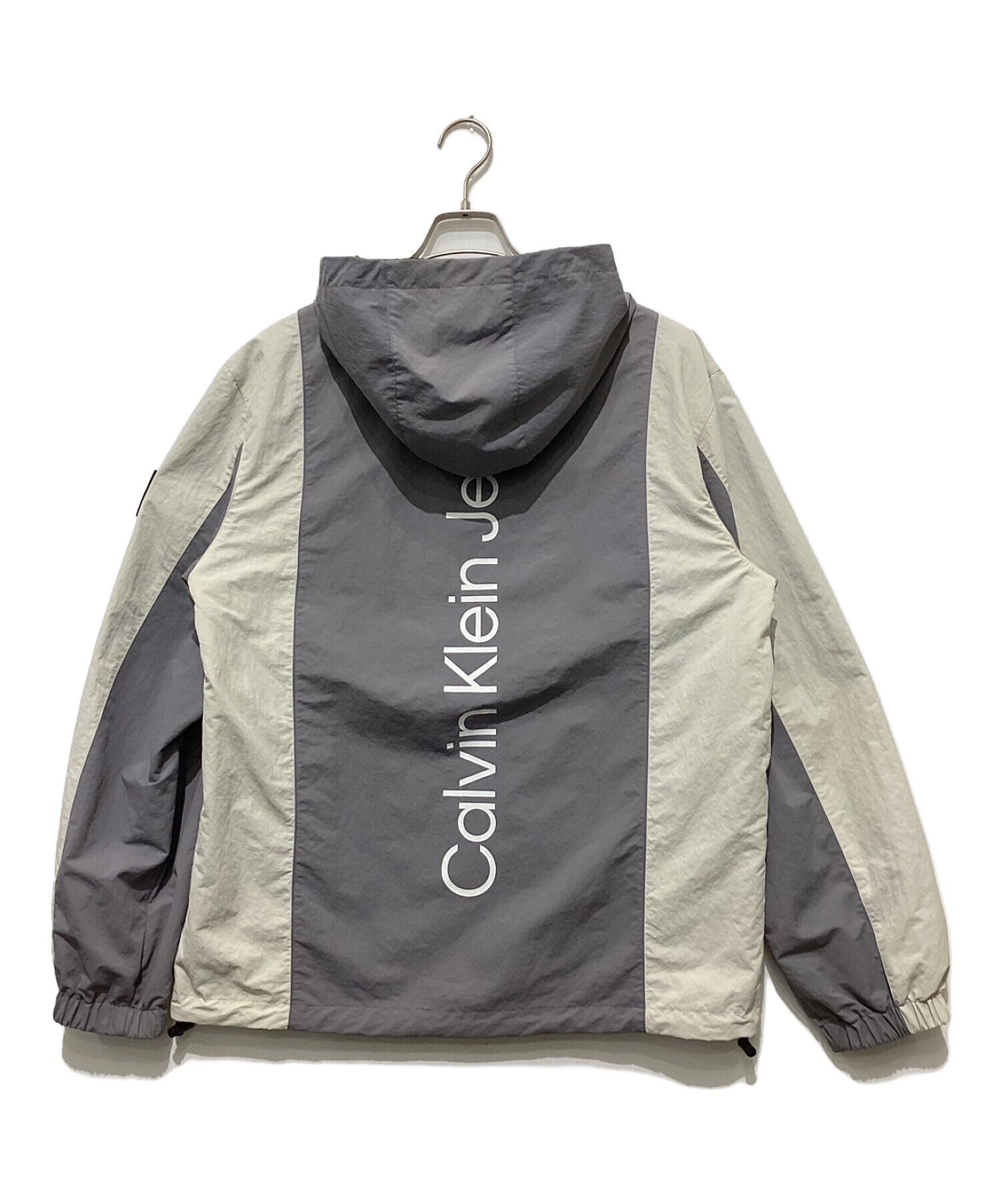 Calvin Klein (カルバンクライン) リバーシブルウインドブレーカー スカイブルー サイズ:L