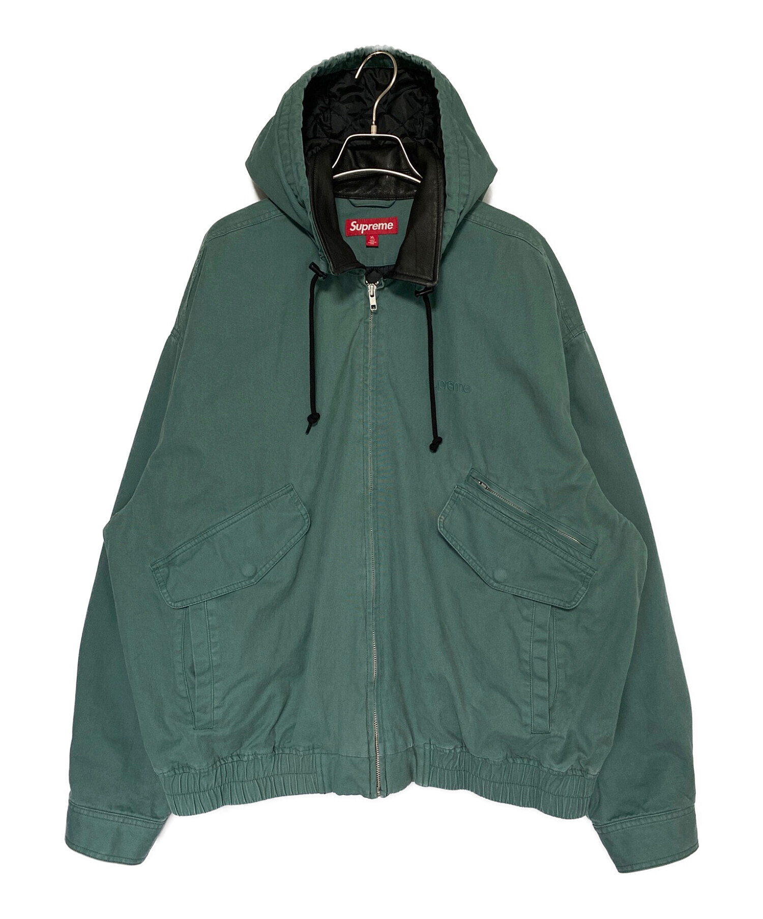 XL Supreme Leather Collar Utility Jacket堀米悠斗さんが私物で愛用され