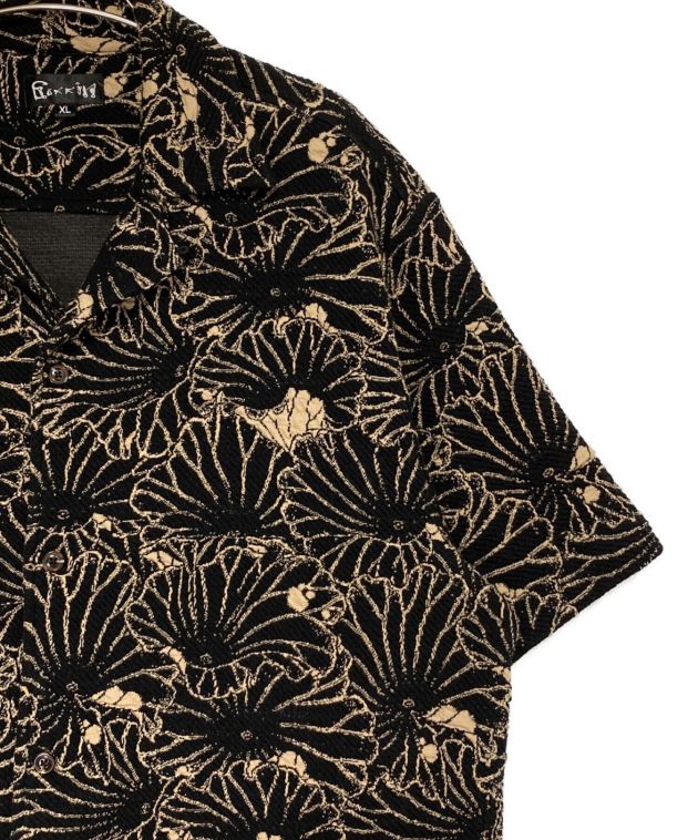 中古・古着通販】Gakkin (ガッキン) JACQUARD LOTUS LEAVES S/S SHIRT