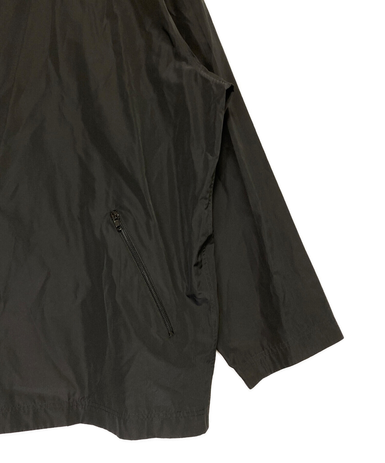 BALENCIAGA (バレンシアガ) オーバーサイズナイロンジャケット ブラック サイズ:46