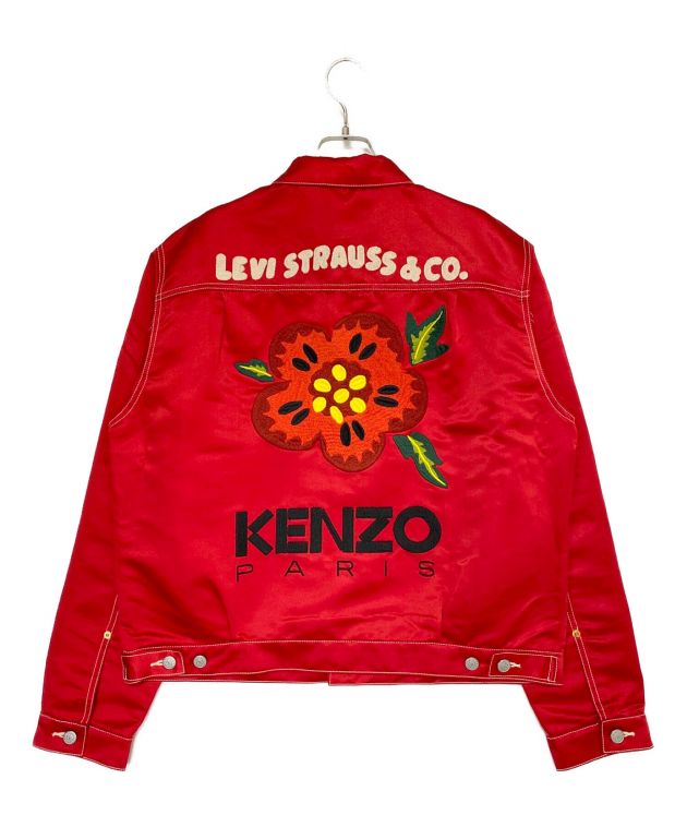 中古・古着通販】KENZO (ケンゾー) LEVI'S (リーバイス) TYPE II トラッカー ジャケット レッド サイズ:M｜ブランド・古着通販  トレファク公式【TREFAC FASHION】スマホサイト