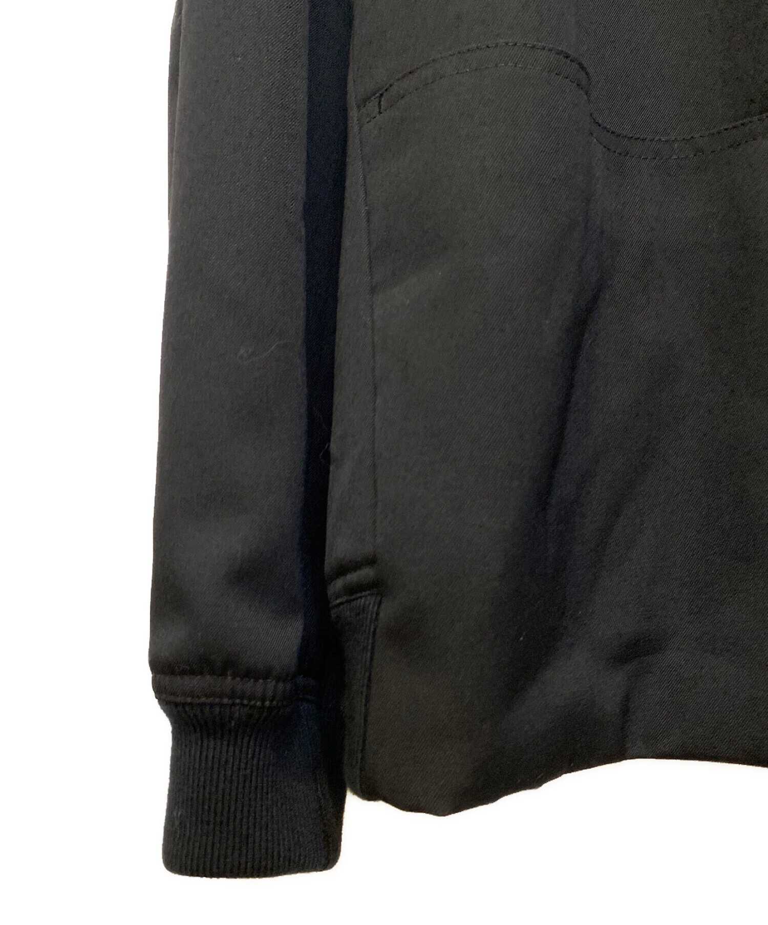 LEMAIRE (ルメール) Vネックジャケット ブラック サイズ:46
