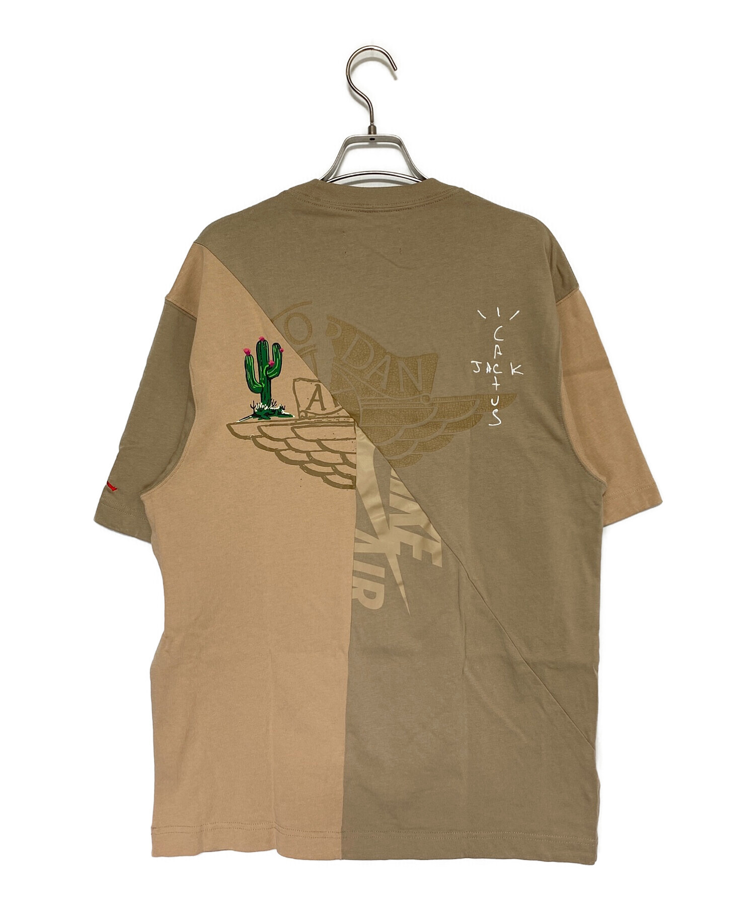 JORDAN (ジョーダン) cactus jack (カクタス・ジャック) Tシャツ ベージュ サイズ:M