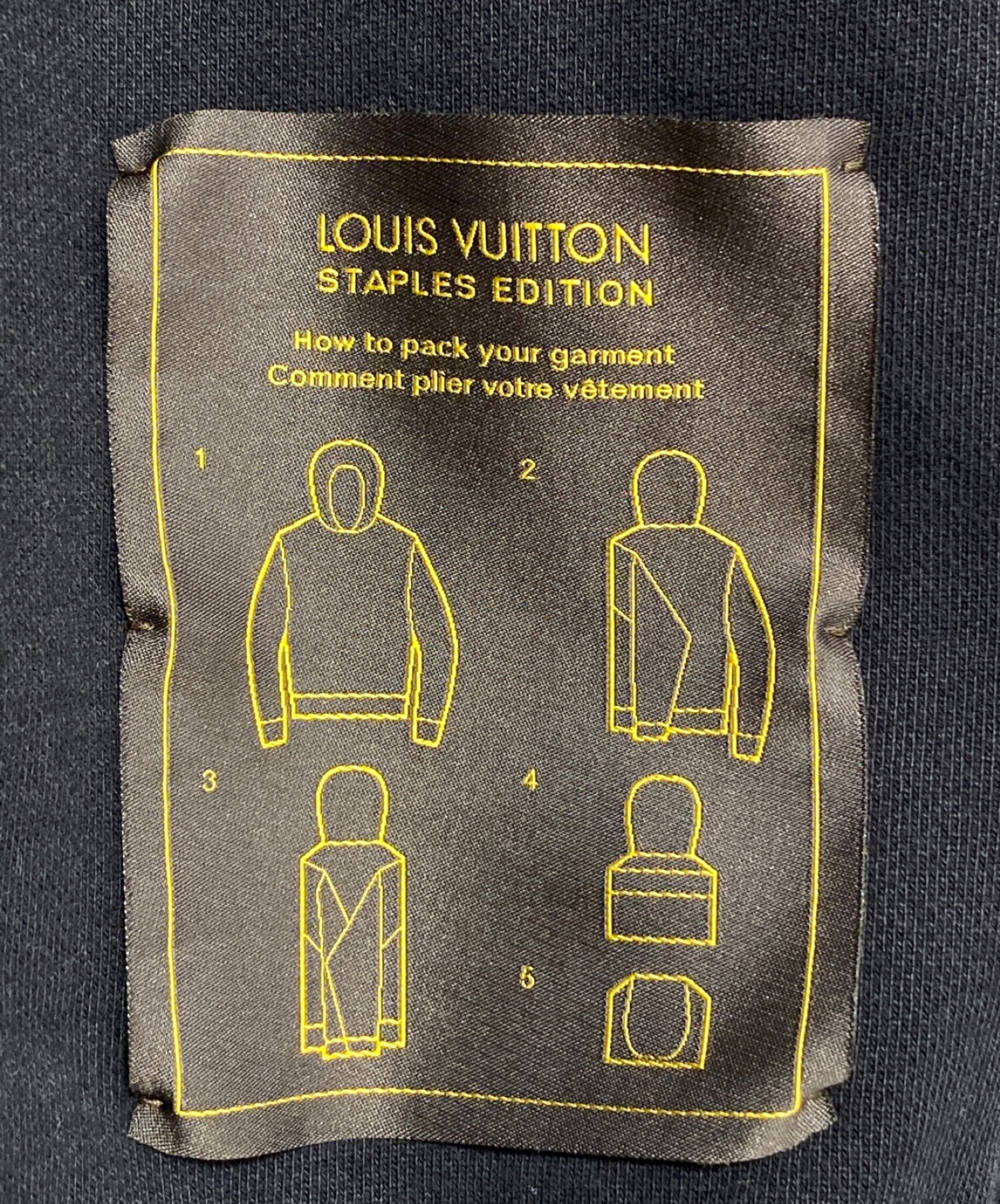 中古・古着通販】LOUIS VUITTON (ルイ ヴィトン) インサイドアウトパーカー ブラック サイズ:SIZE M｜ブランド・古着通販  トレファク公式【TREFAC FASHION】スマホサイト