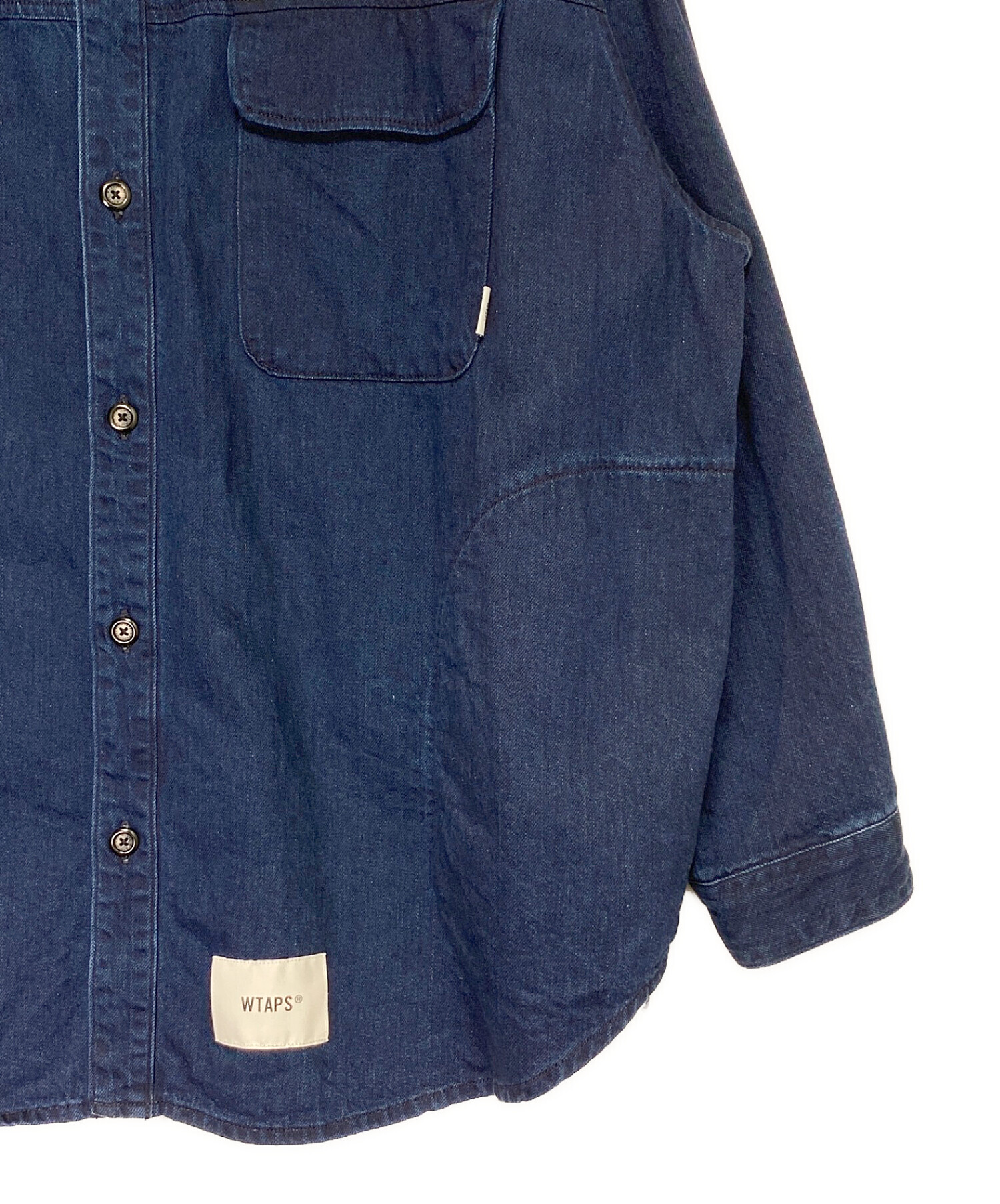 WTAPS (ダブルタップス) WCPO / LS / COTTON. DENIM インディゴ サイズ:03