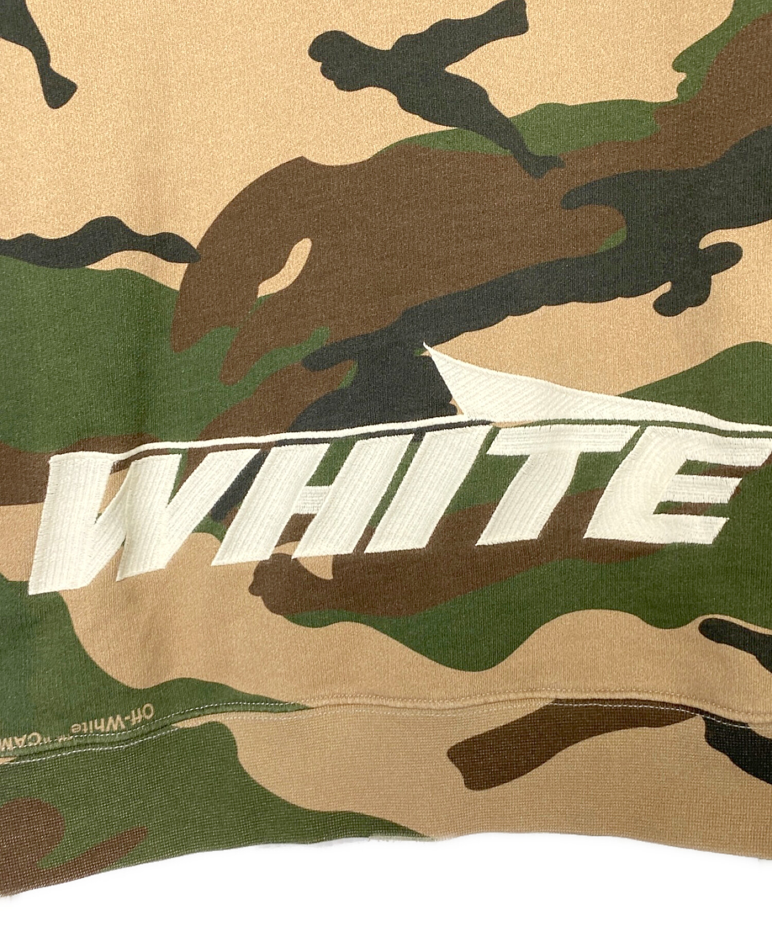 中古・古着通販】OFFWHITE (オフホワイト) スウェット オリーブ サイズ