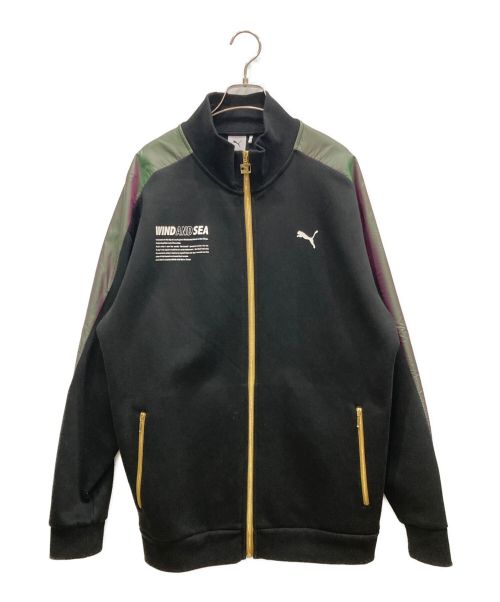 【中古・古着通販】WIND AND SEA (ウィンダンシー) PUMA (プーマ) 22SS T7 TRACK JACKET 530902-01 トラック  ジャケット ブラック サイズ:L｜ブランド・古着通販 トレファク公式【TREFAC FASHION】スマホサイト