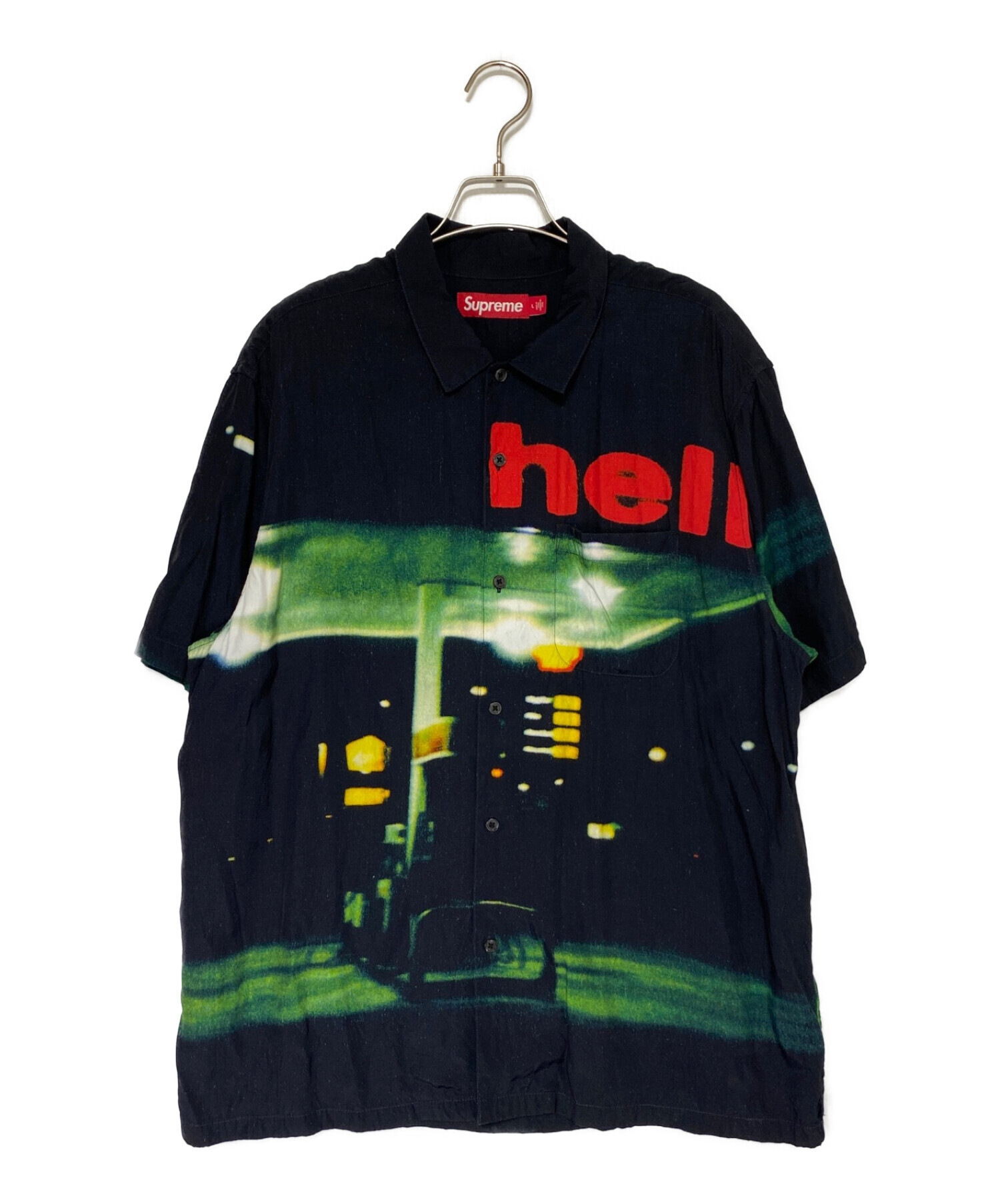 SUPREME (シュプリーム) Hell S/S Shirt ブラック サイズ:L