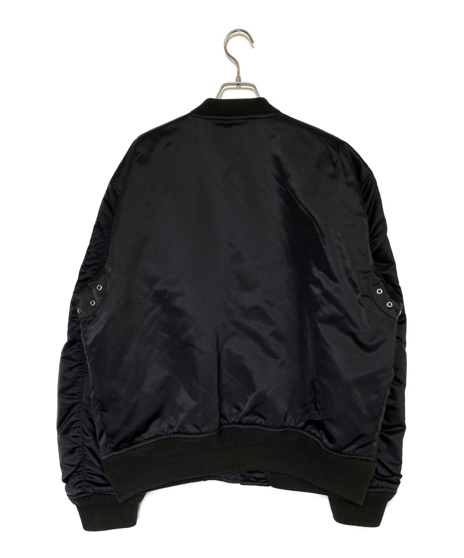 DIESEL (ディーゼル) MA-1ジャケット ブラック サイズ:XL