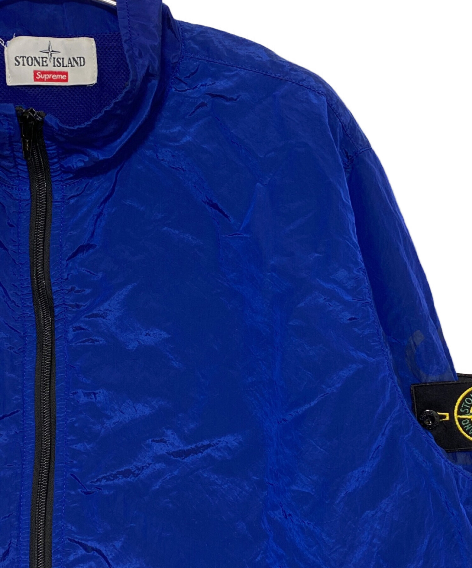 Supreme stone island on sale nylon metal track jacket