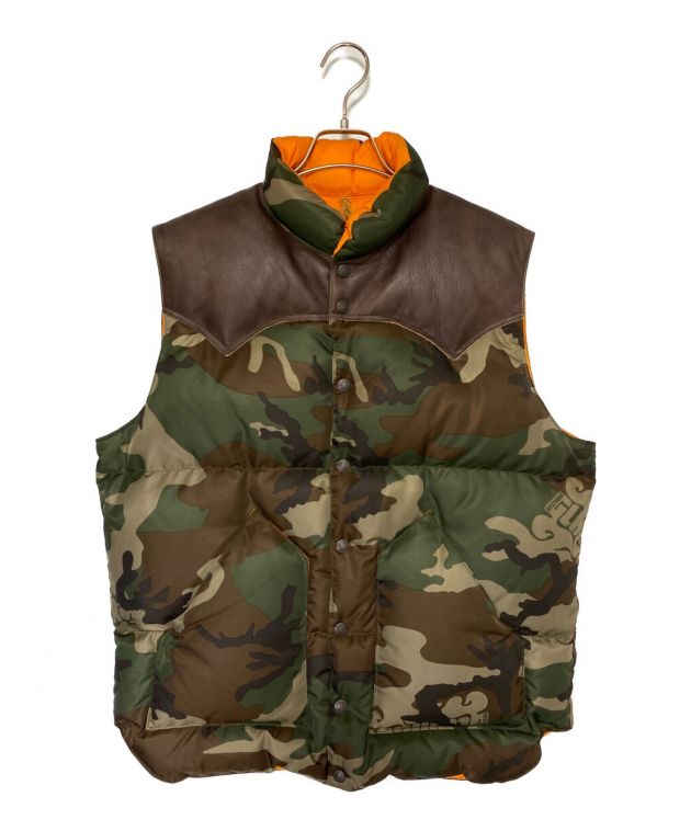 中古・古着通販】Rocky Mountain FeatherBed (ロッキーマウンテンフェザーベッド) Hysteric Glamour  (ヒステリックグラマー) WOODLAND FRAM CAMO柄DOWN VEST カモ サイズ:44｜ブランド・古着通販  トレファク公式【TREFAC FASHION】スマホサイト