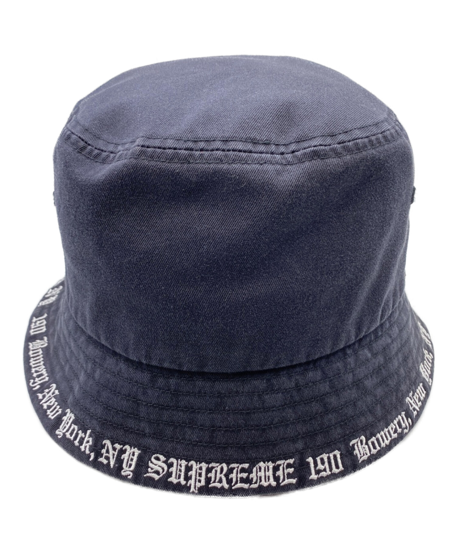 SUPREME (シュプリーム) embroidered brim crusher ブラック サイズ:M/L