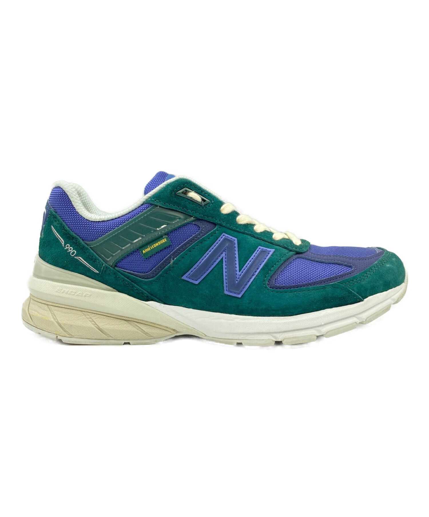 中古・古着通販】NEW BALANCE (ニューバランス) Aime Leon Dore (エメレオンドレ) M990AL5 ネイビー×グリーン  サイズ:27.5cm(US 9.5)｜ブランド・古着通販 トレファク公式【TREFAC FASHION】スマホサイト