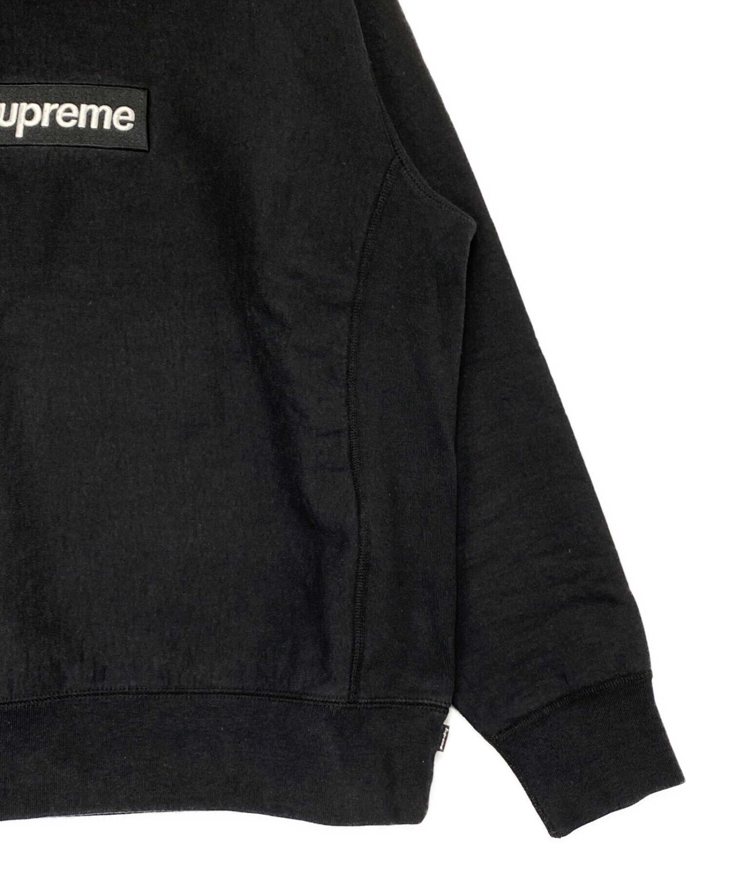 中古・古着通販】SUPREME (シュプリーム) Box Logo Crewneck ブラック サイズ:L｜ブランド・古着通販  トレファク公式【TREFAC FASHION】スマホサイト