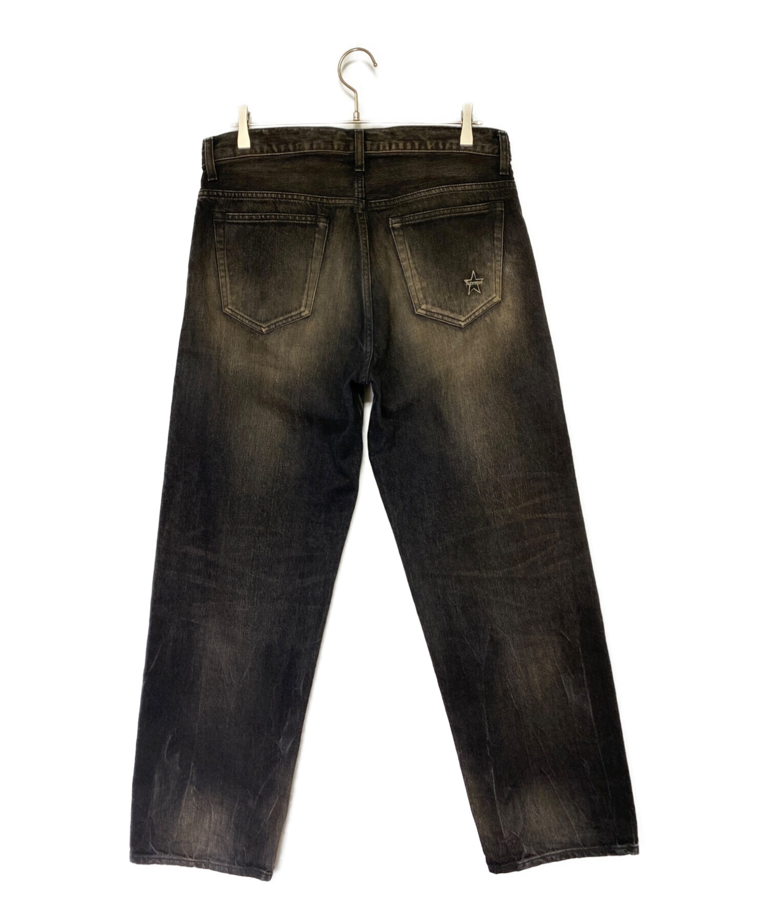 Distressed Loose Fit Selvedge Jean 32Sup - デニム/ジーンズ