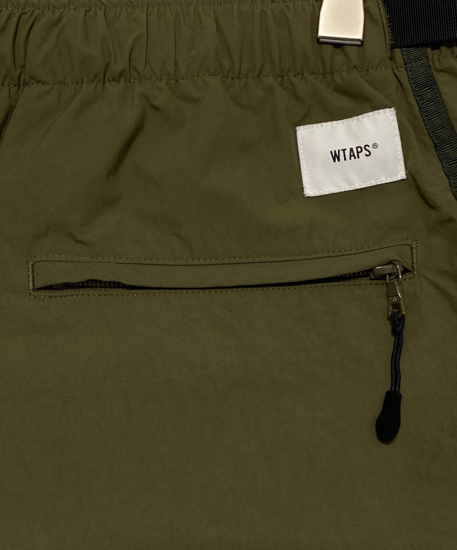 WTAPS (ダブルタップス) TRACKS SHORTS NYLON TUSSAH カーキ サイズ:03