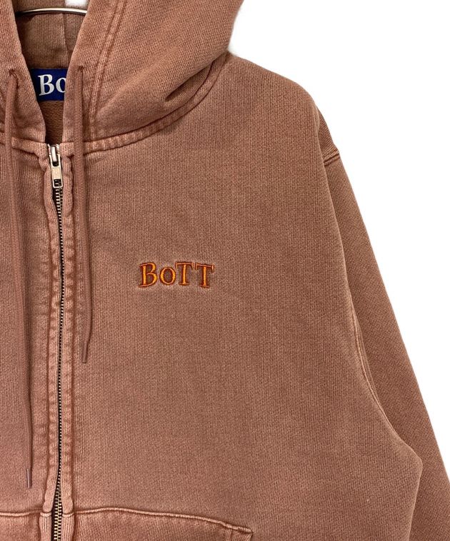 BoTT (ボット) Pigment Dyed Zip Hoodie カーキ サイズ:M