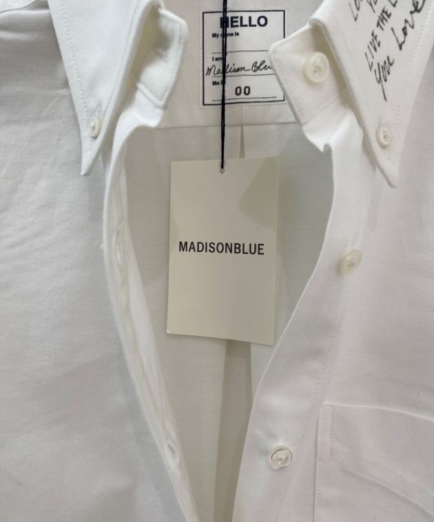 MADISON BLUE (マディソンブルー) メッセージシャツ ホワイト サイズ:00