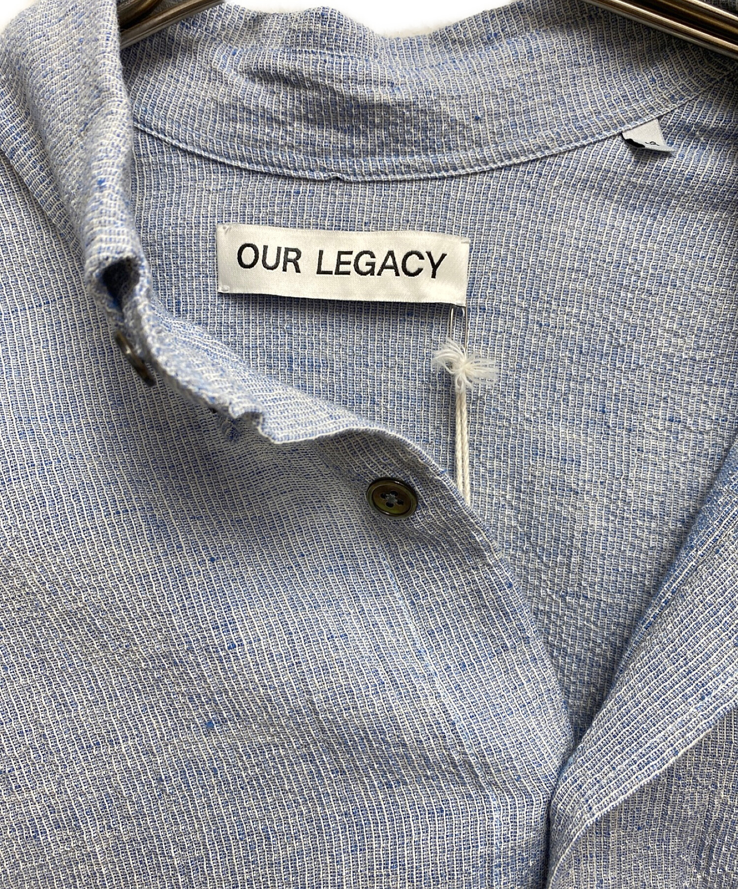 OUR LEGACY (アワーレガシー) BORROWED BD SHIRT スカイブルー サイズ:46