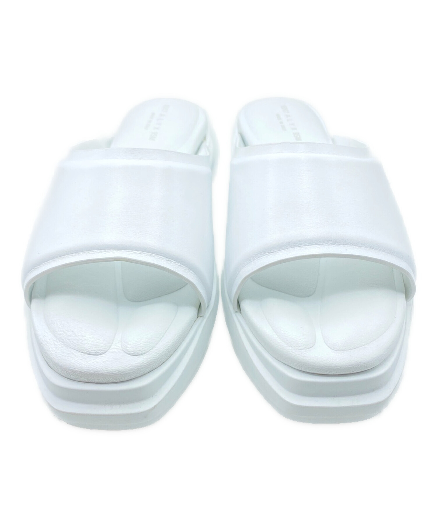 完成品 MONO ALYX SLIDES 41 白 レザーサンダル サンダル - www 