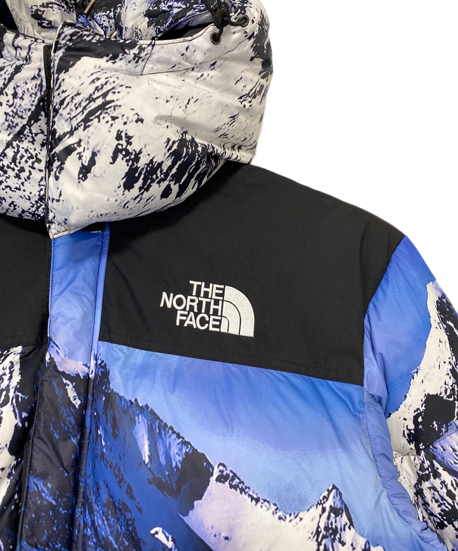 SUPREME (シュプリーム) THE NORTH FACE (ザ ノース フェイス) Mountain Baltro Jacket  ブルー×ホワイト サイズ:M