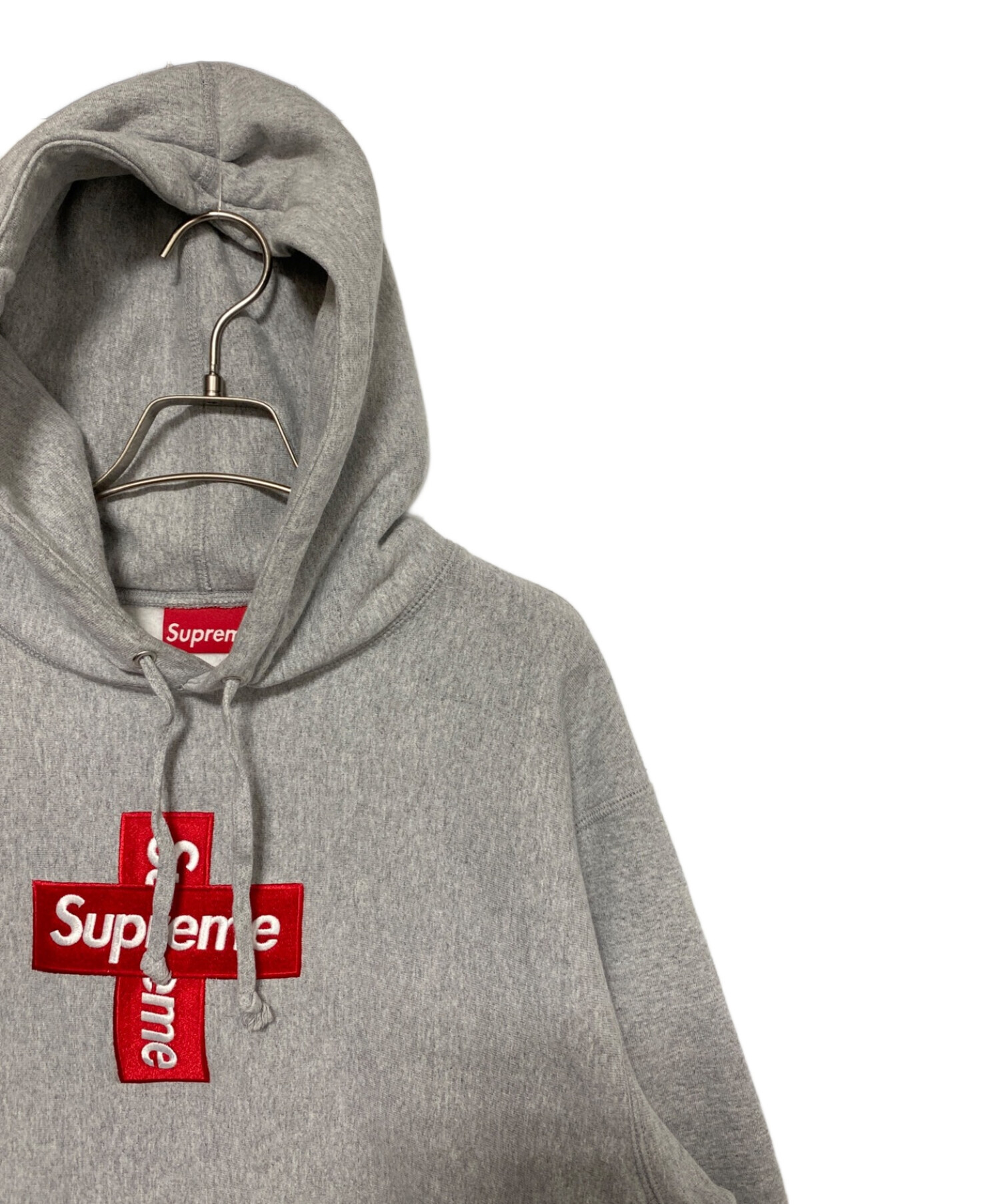 中古・古着通販】SUPREME (シュプリーム) cross box logo hooded