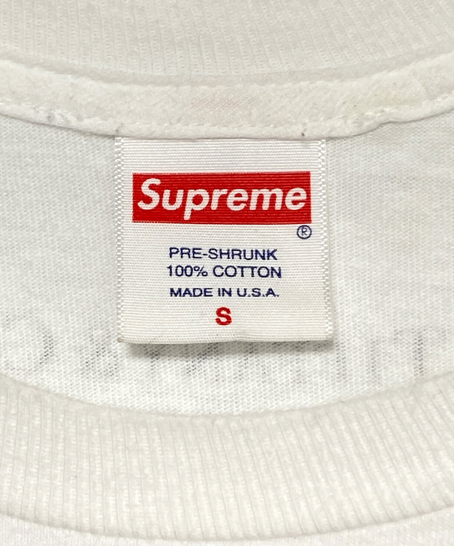 中古・古着通販】SUPREME (シュプリーム) TIFFANY & Co. (ティファニー) Box Logo Tee ホワイト サイズ:S｜ブランド・古着通販  トレファク公式【TREFAC FASHION】スマホサイト