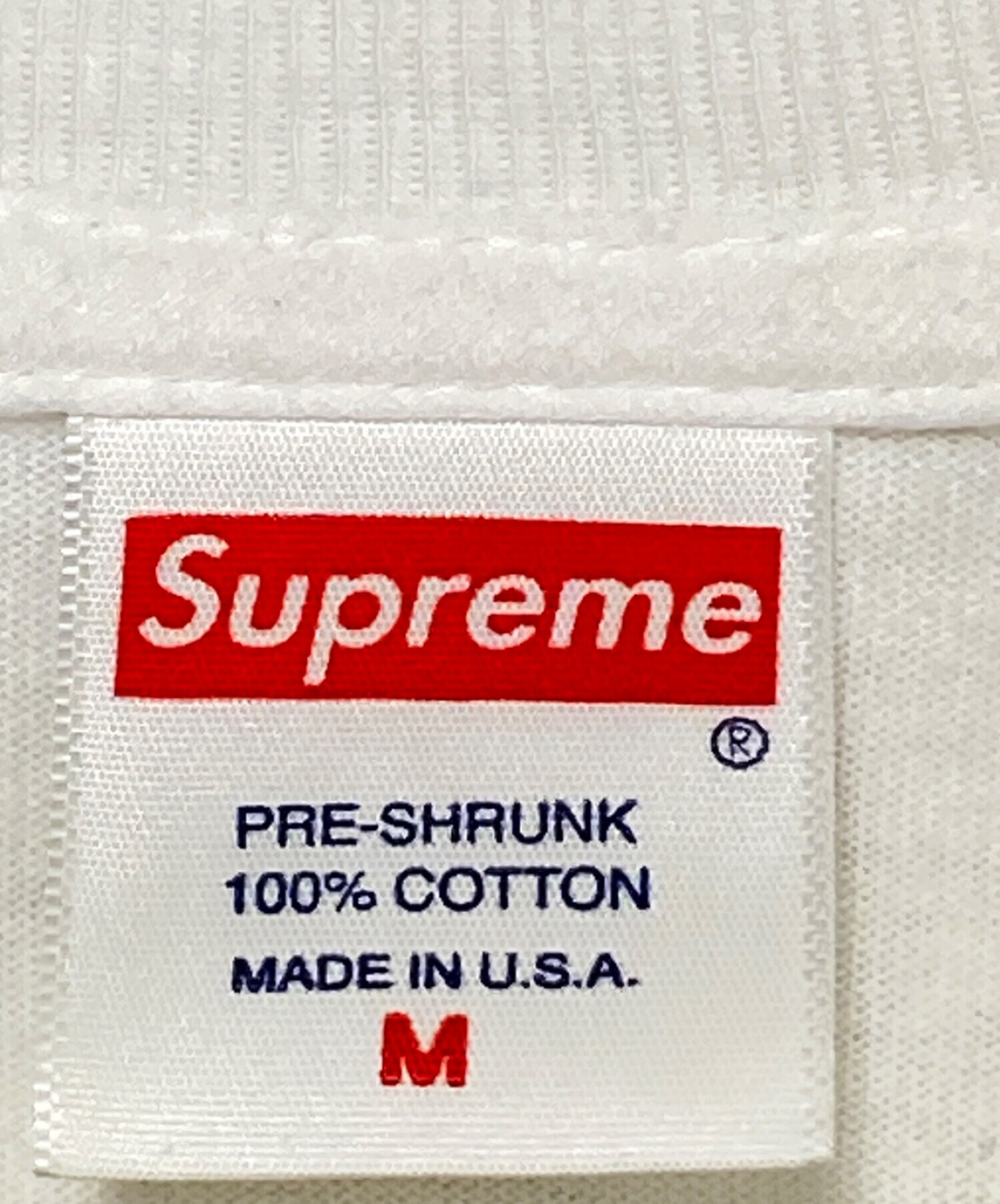 中古・古着通販】SUPREME (シュプリーム) Box Logo L/S Tee ホワイト サイズ:S｜ブランド・古着通販  トレファク公式【TREFAC FASHION】スマホサイト