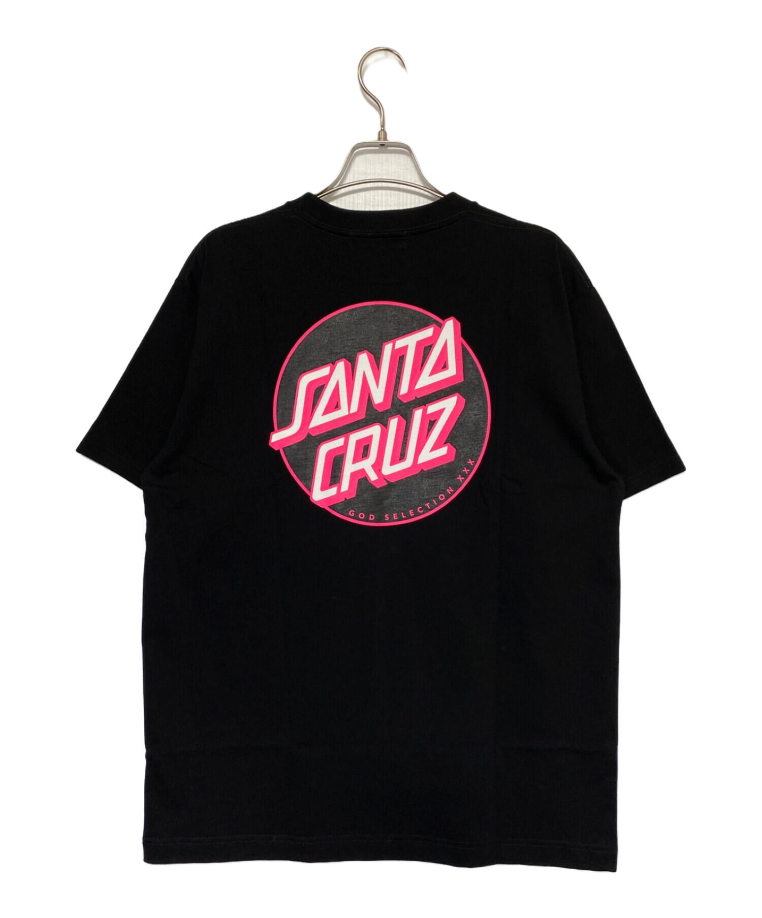 GOD SELECTION XXX (ゴッドセレクショントリプルエックス) SANTA CRUZ (サンタクルーズ) Tシャツ ブラック サイズ:S